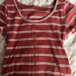 Red with strips size m